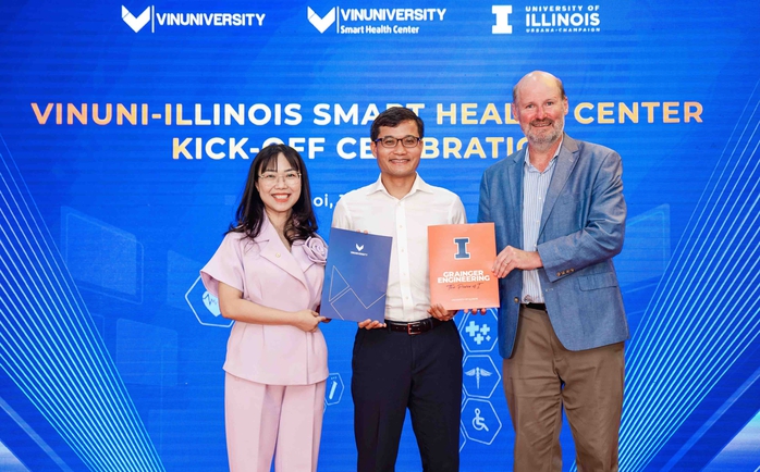 Ra mắt “Trung tâm Nghiên cứu Sức khỏe Thông minh” tại Đại học VinUni - Ảnh 1. Ra mắt “Trung tâm Nghiên cứu Sức khỏe Thông minh” tại Đại học VinUni - Ảnh 1.