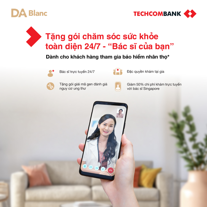 Techcombank hợp tác với Doctor Anywhere cung cấp dịch vụ chăm sóc sức khỏe chuyên biệt - Ảnh 1. Techcombank hợp tác với Doctor Anywhere cung cấp dịch vụ chăm sóc sức khỏe chuyên biệt - Ảnh 1.