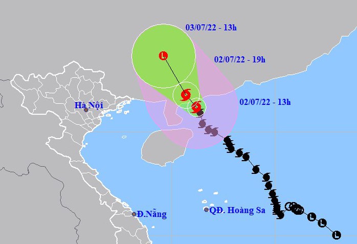 Bão số 1 chuyển hướng, đổ bộ vào tỉnh Quảng Đông - Trung Quốc - Ảnh 1.