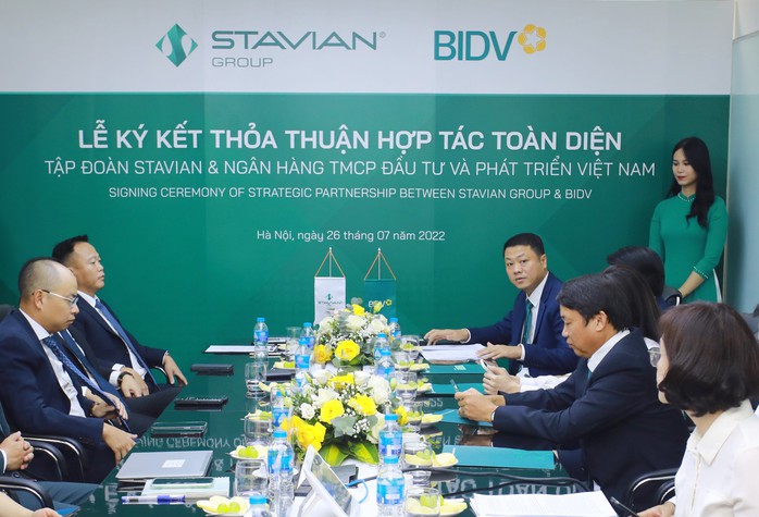 BIDV và Tập đoàn Stavian ký kết Thỏa thuận hợp tác toàn diện - Ảnh 1. BIDV và Tập đoàn Stavian ký kết Thỏa thuận hợp tác toàn diện - Ảnh 1.