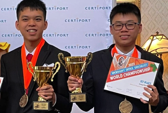 Nam sinh Hà Nội vô địch cuộc thi Tin học văn phòng thế giới - Ảnh 1. Nam sinh Hà Nội vô địch cuộc thi Tin học văn phòng thế giới - Ảnh 1.