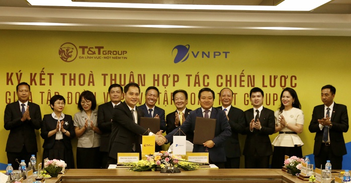 Tập đoàn T&T Group hợp tác chiến lược toàn diện với Tập đoàn VNPT - Ảnh 1. Tập đoàn T&T Group hợp tác chiến lược toàn diện với Tập đoàn VNPT - Ảnh 1.