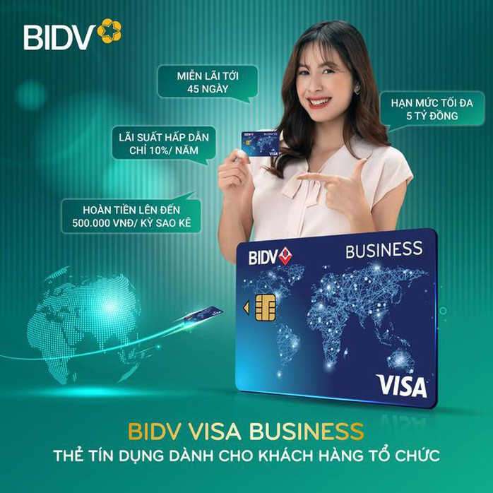 BIDV Visa Business: Giải pháp tài chính toàn diện, linh hoạt cho doanh nghiệp - Ảnh 2. BIDV Visa Business: Giải pháp tài chính toàn diện, linh hoạt cho doanh nghiệp - Ảnh 2.