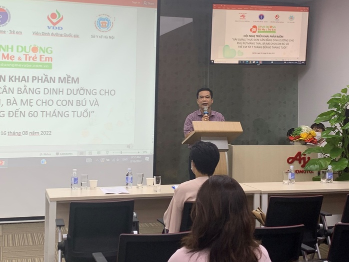 Đẩy mạnh ứng dụng phần mềm dinh dưỡng mẹ và bé trên địa bàn thủ đô - Ảnh 1. Đẩy mạnh ứng dụng phần mềm dinh dưỡng mẹ và bé trên địa bàn thủ đô - Ảnh 1.