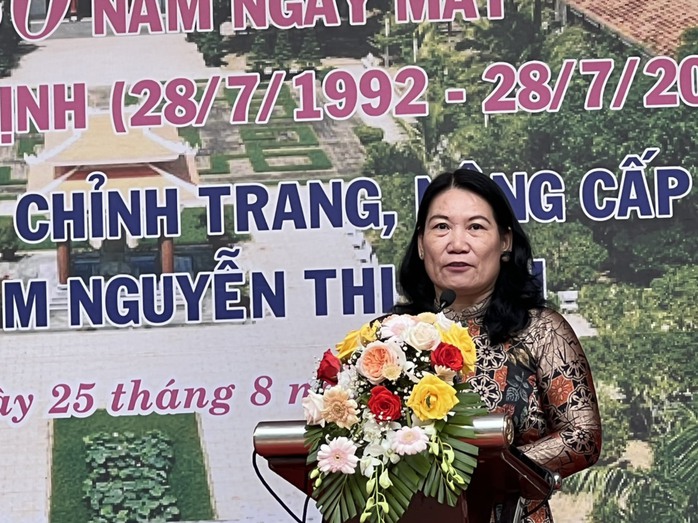 Bến Tre kỷ niệm 30 năm ngày mất Nữ tướng Nguyễn Thị Định - Ảnh 3.