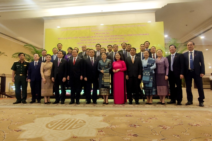 Lãnh đạo TP HCM tiếp Đoàn đại biểu cấp cao 3 tỉnh thành của Lào - Ảnh 2.