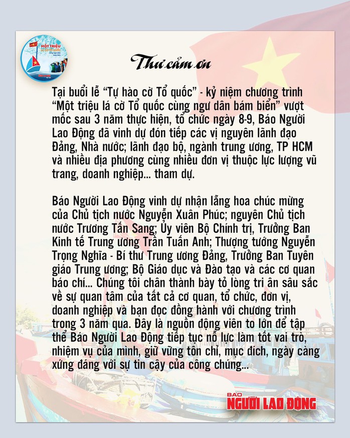 Thư cảm ơn - Ảnh 1.