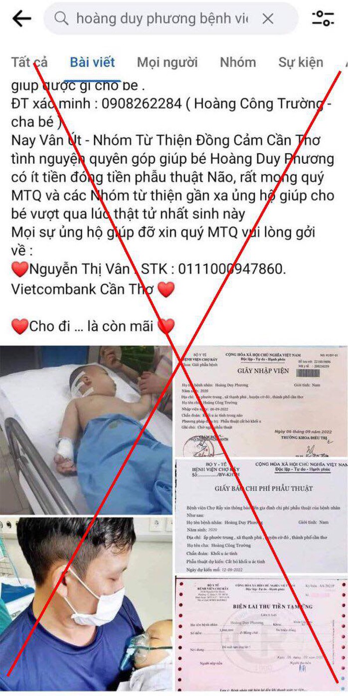 Bệnh viện Chợ Rẫy phát cảnh báo người dân coi chừng bị lừa gạt - Ảnh 1.