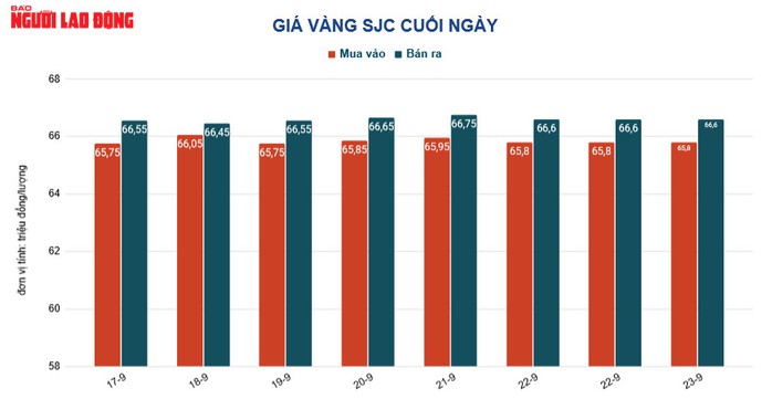 Giá vàng hôm nay 24-9: Vàng lao xuống dốc, USD vọt lên mức cao nhất trong 20 năm qua - Ảnh 2.