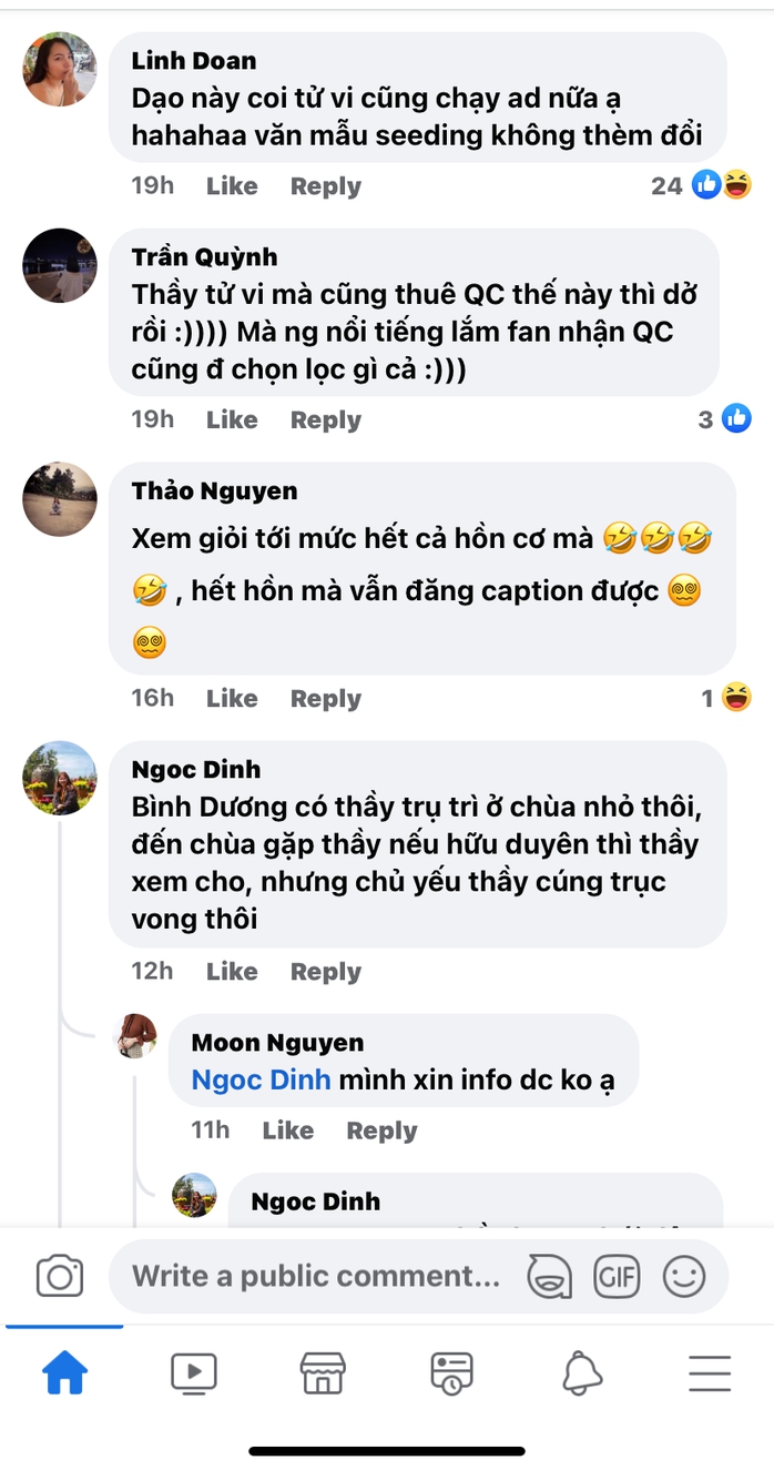 Cư dân mạng nổi đóa khi nghệ sĩ quảng cáo cả nơi xem bói - Ảnh 8.