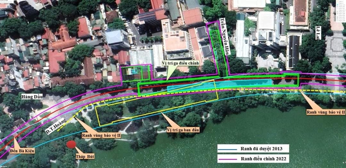 Xén đất trụ sở HĐND - UBND TP Hà Nội để xây ga ngầm Metro sát hồ Hoàn Kiếm - Ảnh 1.