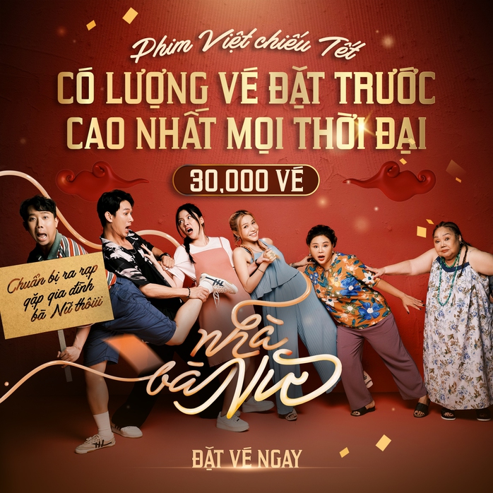 “Nhà bà Nữ” của Trấn Thành lập kỷ lục: bán trước được 30.000 vé - Ảnh 1.