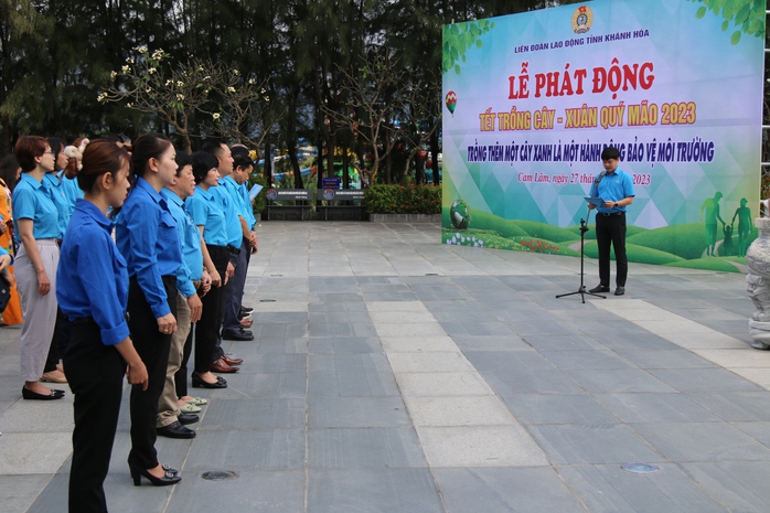 Khánh Hoà: Mỗi đoàn viên Công đoàn trồng 1 cây xanh - Ảnh 2.