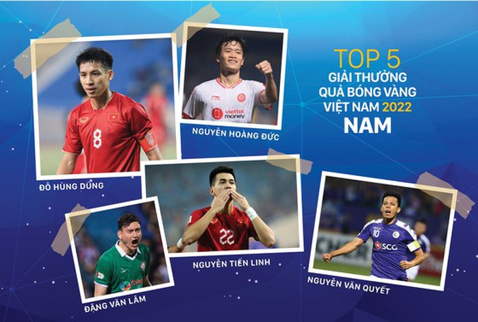 Lộ tốp 5 ứng viên danh hiệu Quả bóng Vàng Việt Nam 2022 - Ảnh 1.