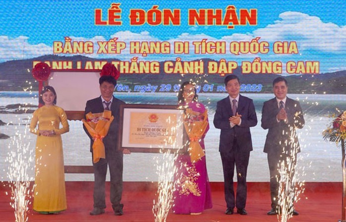 Xếp hạng di tích quốc gia danh lam thắng cảnh đập Đồng Cam - Ảnh 1.