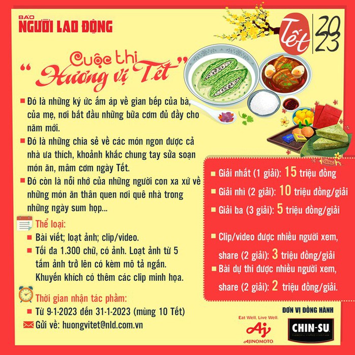 CUỘC THI VIẾT HƯƠNG VỊ TẾT: Ẩm thực tinh hoa, sang trọng - Ảnh 3.