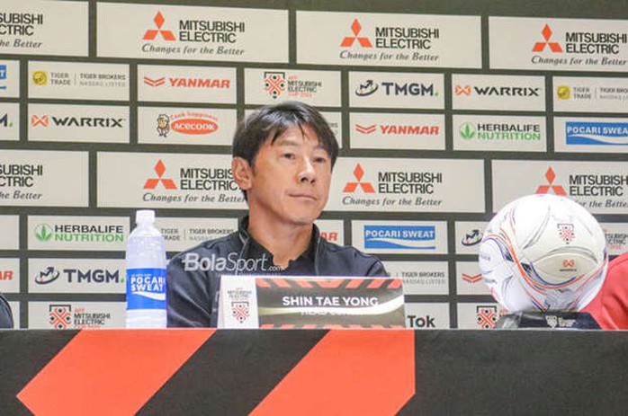 HLV Shin Tae-yong muốn Indonesia đánh bại tuyển Việt Nam trong 90 phút thi đấu - Ảnh 1.