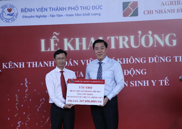 Agribank cung cấp giải pháp thanh toán và tài trợ cho Bệnh viện TP. Thủ Đức - Ảnh 2. Agribank cung cấp giải pháp thanh toán và tài trợ cho Bệnh viện TP. Thủ Đức - Ảnh 2.