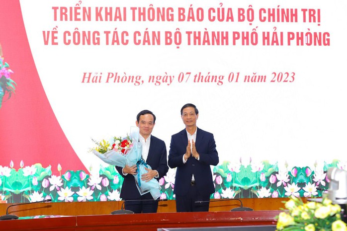 Ông Trần Lưu Quang làm Phó Thủ tướng, Bộ Chính trị giao người điều hành Đảng bộ Hải Phòng - Ảnh 1.