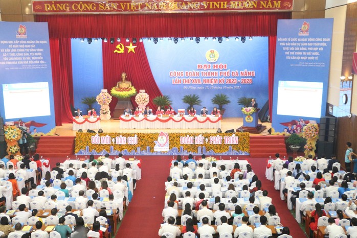 342 đại biểu tham dự Đại hội Công đoàn Đà Nẵng lần thứ XVII - Ảnh 2.