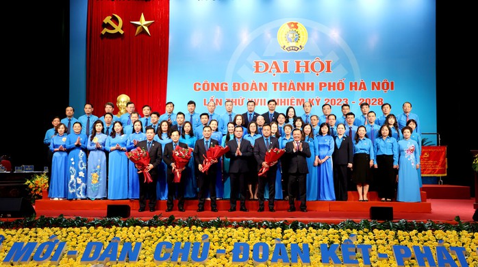 Ông Phạm Quang Thanh tái đắc cử Chủ tịch LĐLĐ TP Hà Nội - Ảnh 2.