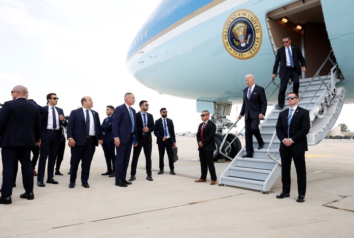 Tổng thống Mỹ Joe Biden đã tới Israel - Ảnh 5.