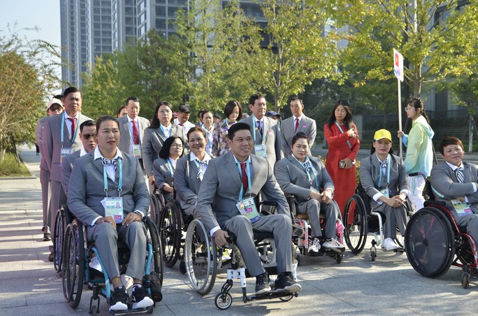 ASIAN Para Games 4: Quốc kỳ Việt Nam tung bay tại Hàng Châu - Ảnh 4.