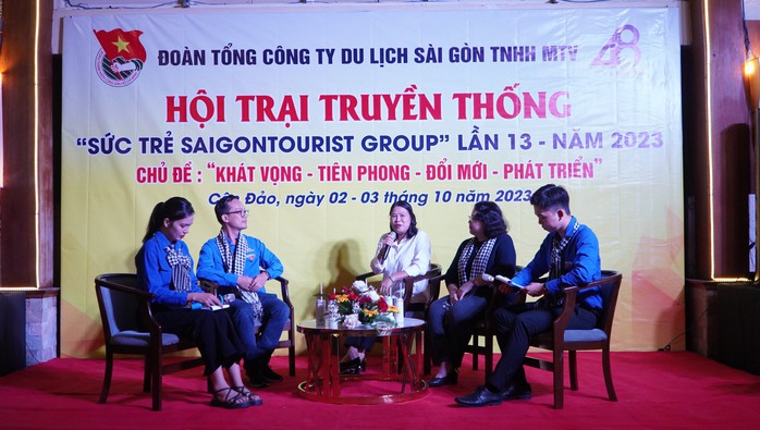Nhiều hoạt động ý nghĩa tại đêm truyền thống Hội trại Sức trẻ Saigontourist Group - Ảnh 5.