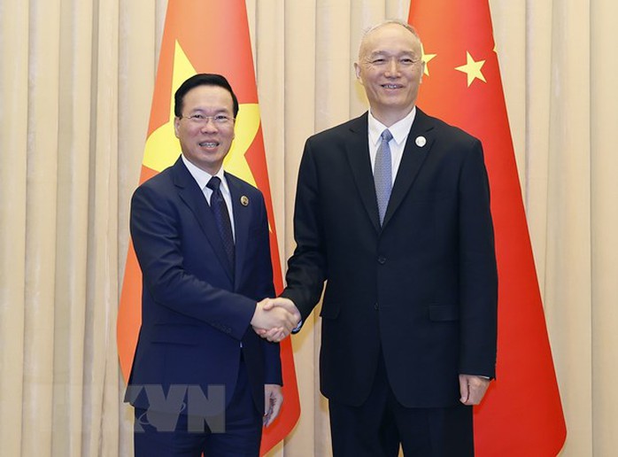 Chủ tịch nước Võ Văn Thưởng: Việt Nam coi trọng củng cố và phát triển quan hệ với Trung Quốc - Ảnh 1.