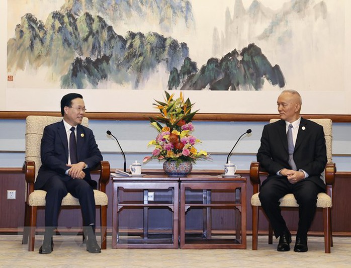 Chủ tịch nước Võ Văn Thưởng: Việt Nam coi trọng củng cố và phát triển quan hệ với Trung Quốc - Ảnh 3.