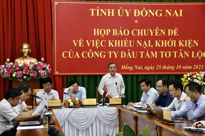 Đồng Nai họp báo về việc khiếu nại, khởi kiện của Công ty dâu tằm tơ Tân Lộc - Ảnh 3. Đồng Nai họp báo về việc khiếu nại, khởi kiện của Công ty dâu tằm tơ Tân Lộc - Ảnh 3.