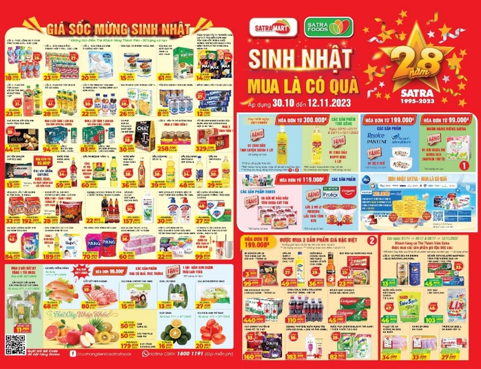 Hàng ngàn sản phẩm giảm giá mừng sinh nhật SATRA - Ảnh 2. Hàng ngàn sản phẩm giảm giá mừng sinh nhật SATRA - Ảnh 2.