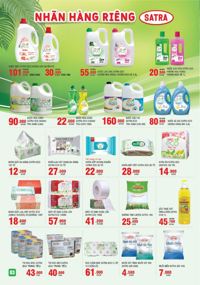 Giá tốt mua ngay tại hệ thống bán lẻ SATRA - Ảnh 2. Giá tốt mua ngay tại hệ thống bán lẻ SATRA - Ảnh 2.