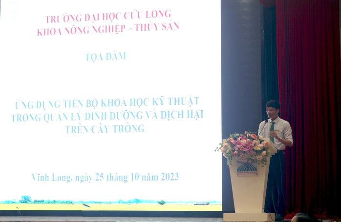 Trường Đại học Cửu Long tổ chức tọa đàm liên quan đến cây trồng - Ảnh 5.
