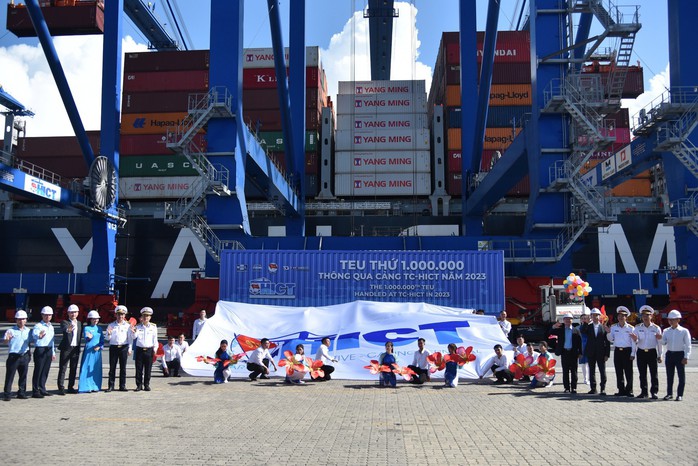 Cảng container quốc tế Tân Cảng Hải Phòng đón container thứ 1 triệu - Ảnh 1.
