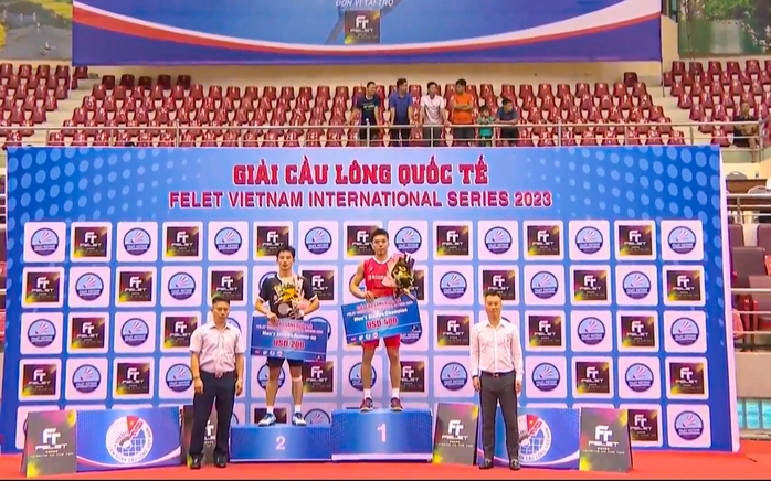 Cặp VĐV Văn Hải - Vân Anh giành  Á quân giải cầu lông FELET Vietnam International Series 2023 - Ảnh 5.
