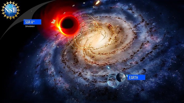 Không gian, thời gian méo mó vì lỗ đen quái vật gần Trái Đất nhất - Ảnh 1.