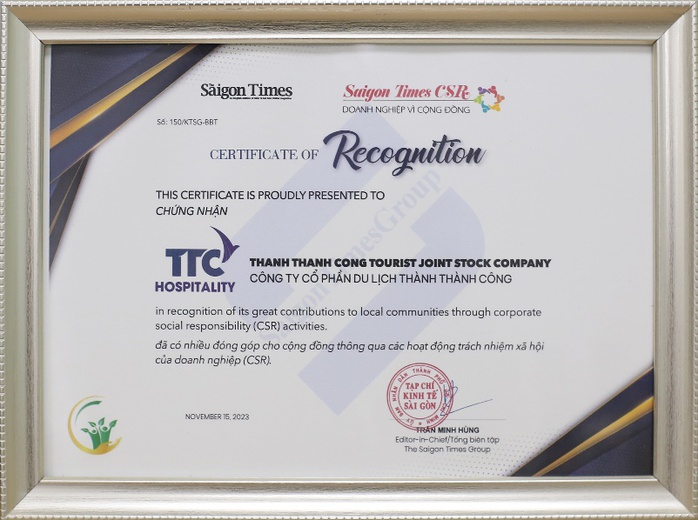TTC Hospitality được vinh danh Doanh nghiệp vì cộng đồng năm 2023 - Ảnh 3. TTC Hospitality được vinh danh Doanh nghiệp vì cộng đồng năm 2023 - Ảnh 3.