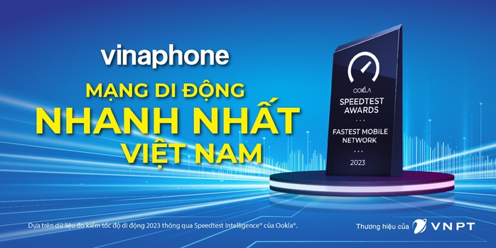 VinaPhone là mạng di động nhanh nhất Việt Nam năm 2023 - Ảnh 1.