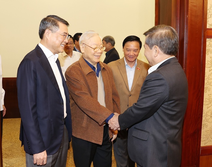 Tổng Bí thư Nguyễn Phú Trọng chủ trì họp về phòng, chống tham nhũng, tiêu cực - Ảnh 8.