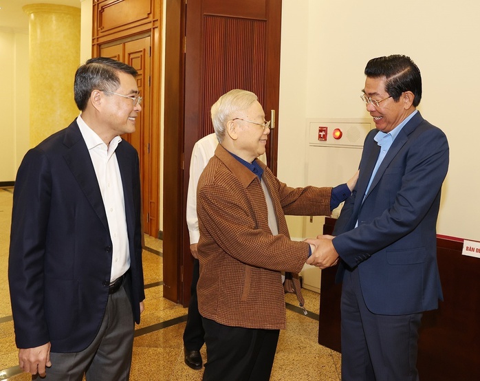 Tổng Bí thư Nguyễn Phú Trọng chủ trì họp về phòng, chống tham nhũng, tiêu cực - Ảnh 7.
