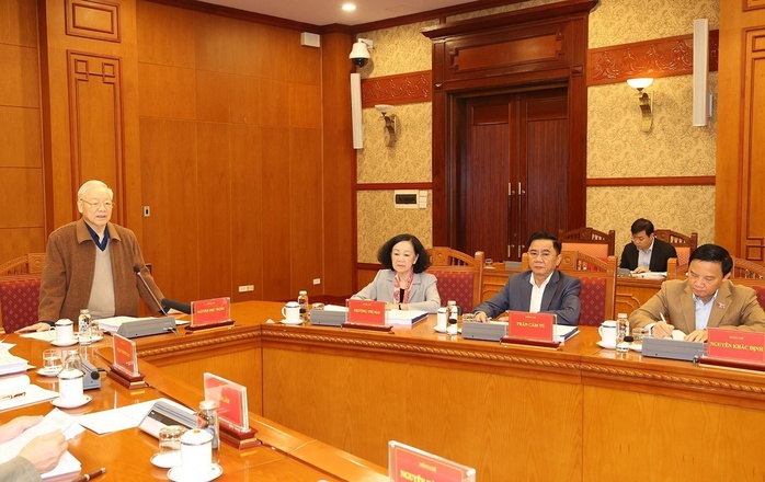 Tổng Bí thư Nguyễn Phú Trọng chủ trì họp về phòng, chống tham nhũng, tiêu cực - Ảnh 6.