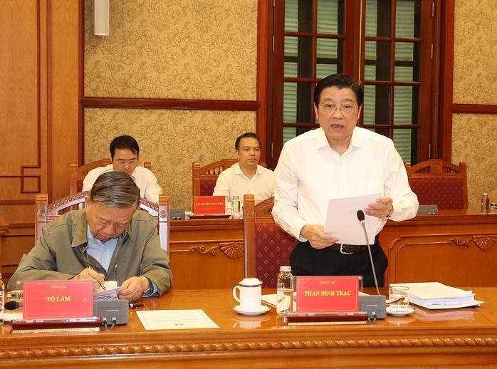 Tổng Bí thư Nguyễn Phú Trọng chủ trì họp về phòng, chống tham nhũng, tiêu cực - Ảnh 5.
