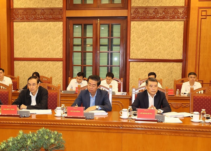 Tổng Bí thư Nguyễn Phú Trọng chủ trì họp về phòng, chống tham nhũng, tiêu cực - Ảnh 9.