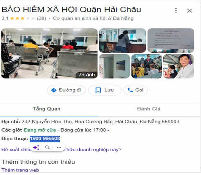 Số điện thoại BHXH ở Đà Nẵng bị thay đổi, gọi phải trả phí gấp 8 lần - Ảnh 1.