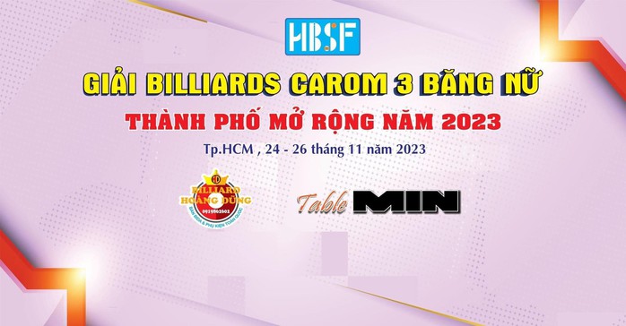 Khởi tranh giải Billiards Carom 3 băng nữ TP HCM mở rộng 2023 - Ảnh 1.