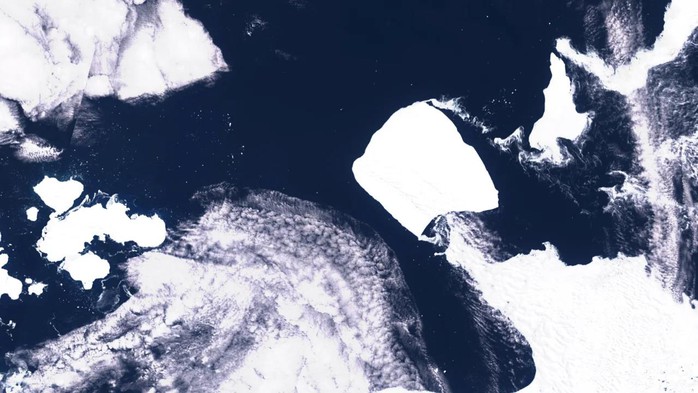 Tảng băng trôi lớn nhất thế giới bắt đầu lang thang - Ảnh 1.