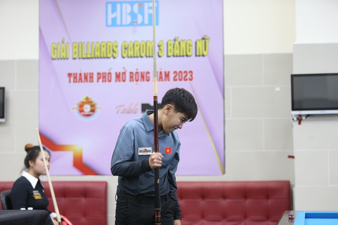 Bích Trâm vô địch Giải Billiards Carom 3 băng nữ TP HCM mở rộng 2023 - Ảnh 1.