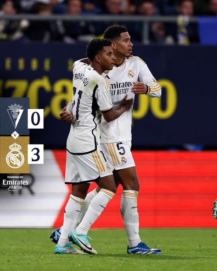 Real Madrid đại thắng trong ngày Bellingham ghi bàn thắng lịch sử - Ảnh 3.