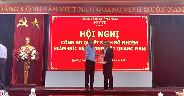 Phó giám đốc Sở Y tế Quảng Nam chính thức quay lại làm Giám đốc BV Mắt - Ảnh 1.